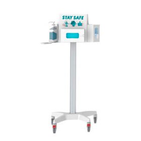 hygiene station on casters