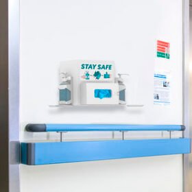 wall-mounted hygiene station
