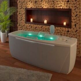 hydromassage bathtub with chromotherapy lampsHydroxeur