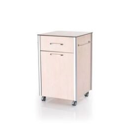 bedside cabinet on casters6BST04