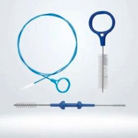 medical device cleaning brush