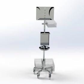 hygiene station on castersNSS 7100