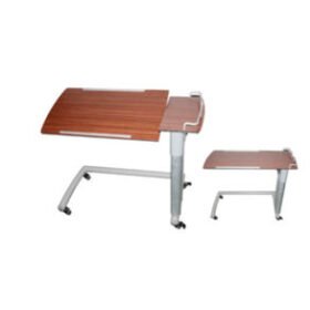 height-adjustable overbed table