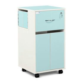 bedside cabinet on castersBC3C/GW