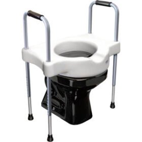 raised toilet seat with armrestsSIT V