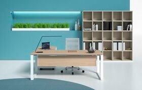 angled desk