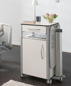 bedside table on castersILANA ONE-SIDED