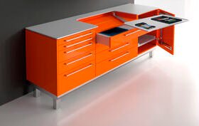 worktop with drawerS_tray