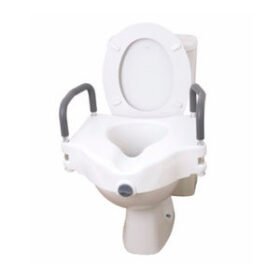 raised toilet seat with armrests12027RA