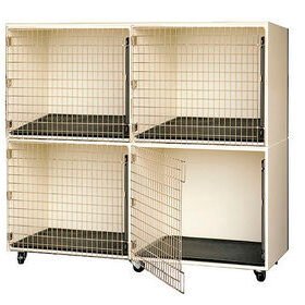 4-compartment veterinary cageCAGE01