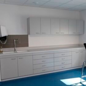 veterinary clinic worktop
