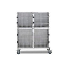4-compartment veterinary cage10934