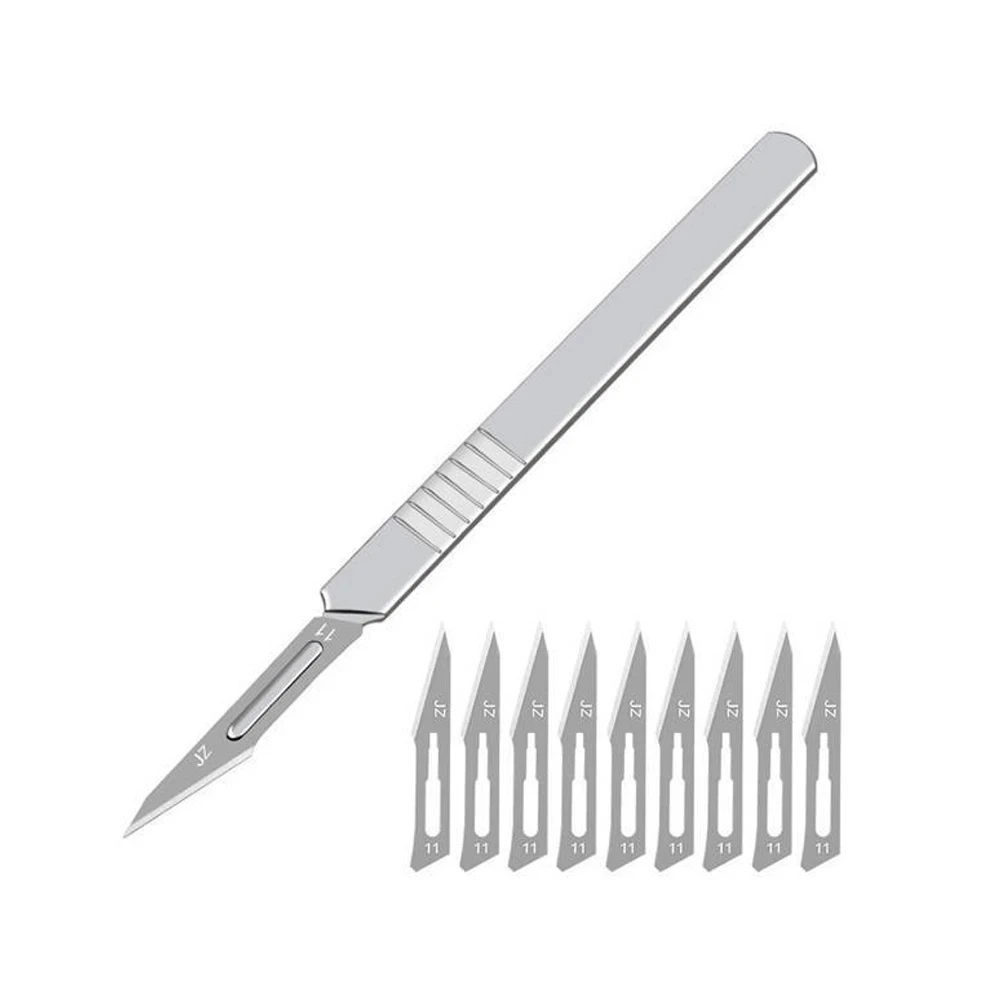 Ariston International AI-SH-0014 Surgical Sterile Manual Steel Scalpel Blade Box Compatible Handle Instrument Set Class II CE