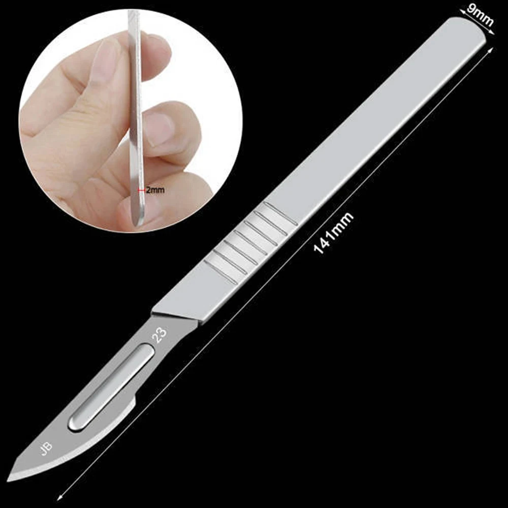 Ariston International AI-SH-0014 Surgical Sterile Manual Steel Scalpel Blade Box Compatible Handle Instrument Set Class II CE - Image 6