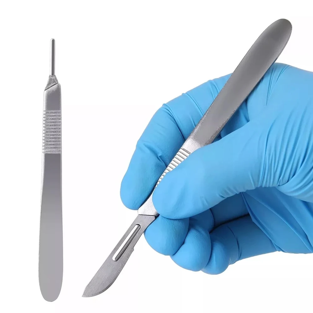 High Quality Steel Orthopedic Surgical Blade Holder Manual Knife Scalpel Comfortable Handle Hospital Use Instrument Set CE