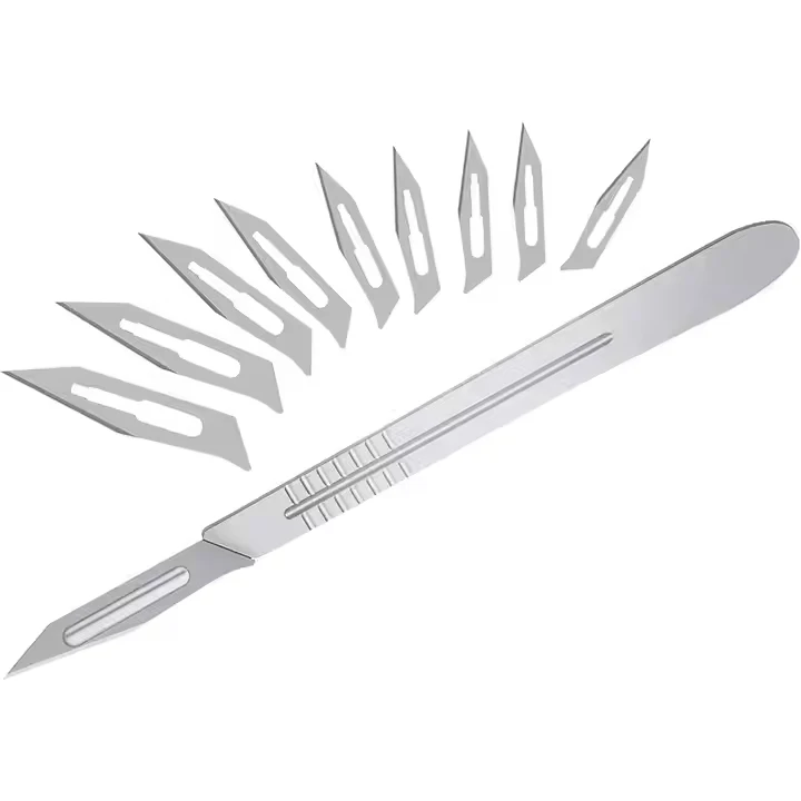 Hospital Used Manual Blade Type Surgical Detachable Scalpels Knives Scalpel Handles High Quality Stainless Steel Laparoscopic - Image 12