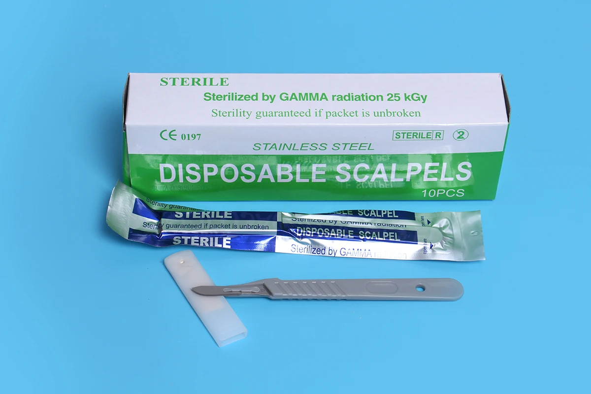 Carbon and Stainless Surgical Scalpel Surgical Blades - Image 3