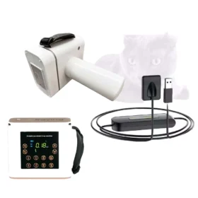 Portable Small Veterinary DR X-Ray Machine Electric Diagnosis and Injection for Pet Clinics Metal Plastic Construction