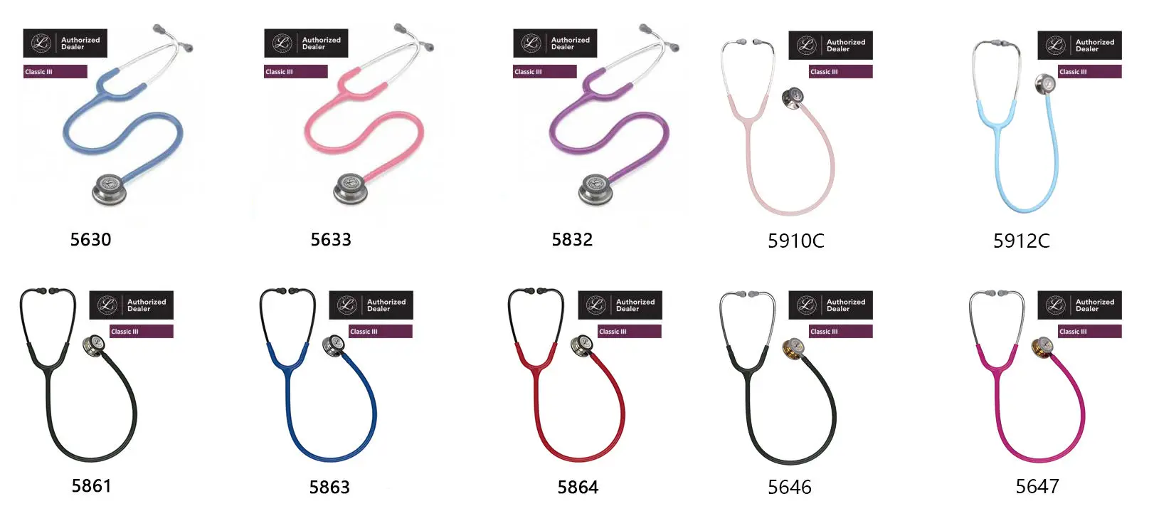 Cardiology Stethoscope Dual Head Manual Acoustic Medical Diagnostic Instrument Classic Design Aluminium Chest Piece for Adult - Image 4