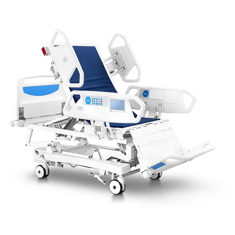 X9x SAIKANG Movable 5-Function Adjustable Patient Nursing ICU Emergency Room Medical Hospital Bed EN60601/CE/ISO Certified - Image 2