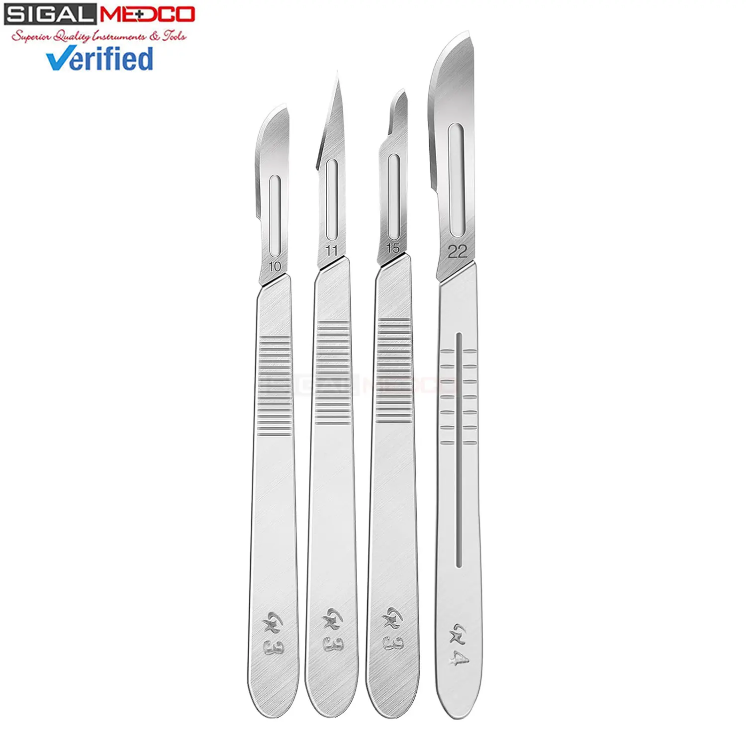 44 PCS Scalpel Blade Set 40 Sterile Surgical Blades #10 #11 #15 #22 Handles Multipurpose Laboratory Craft Art Manual Germany - Image 5