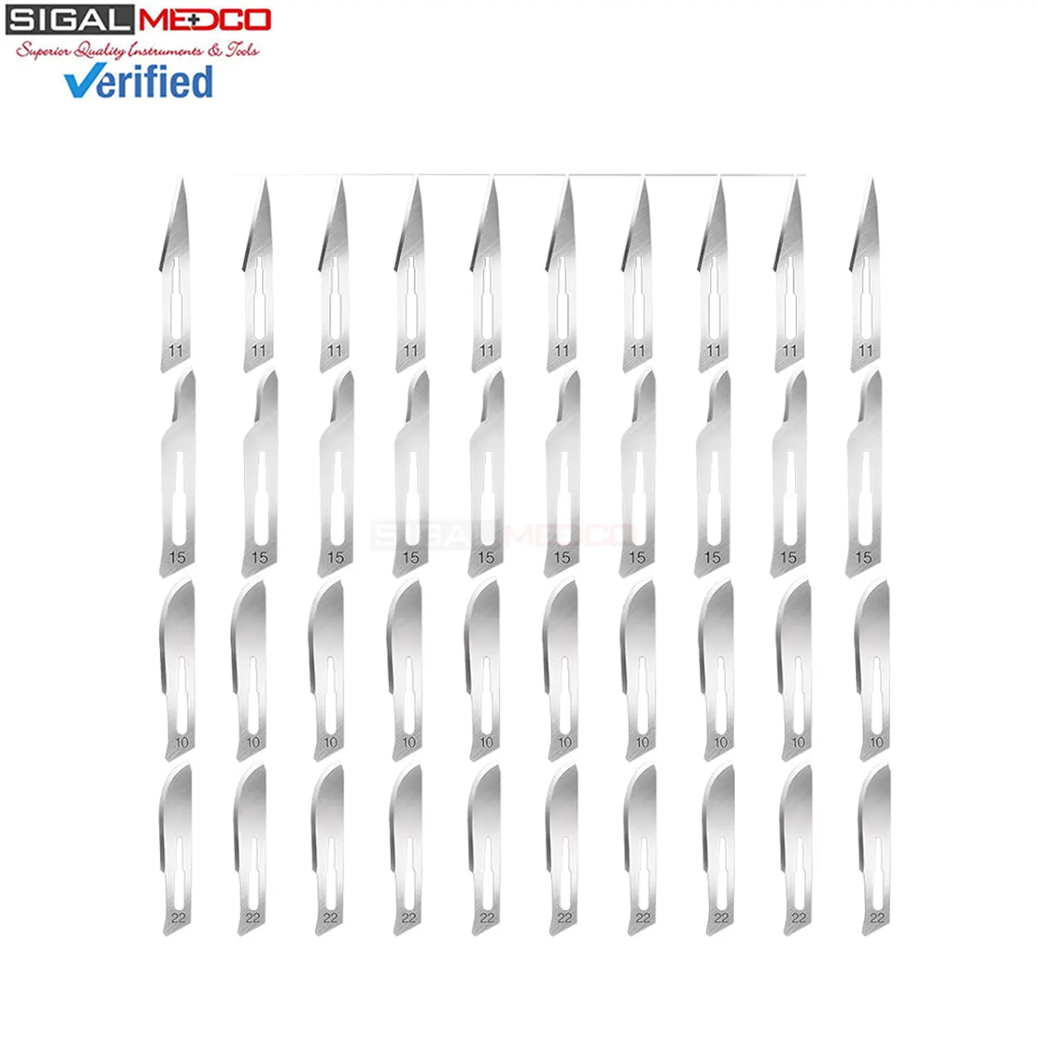 44 PCS Scalpel Blade Set 40 Sterile Surgical Blades #10 #11 #15 #22 Handles Multipurpose Laboratory Craft Art Manual Germany - Image 4