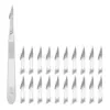 21 PCS Manual Scalpel Blade Set 20 Sterile #11 Surgical Blades 1 Handle Multipurpose Laboratory Use Germany Stainless Steel - Image 7