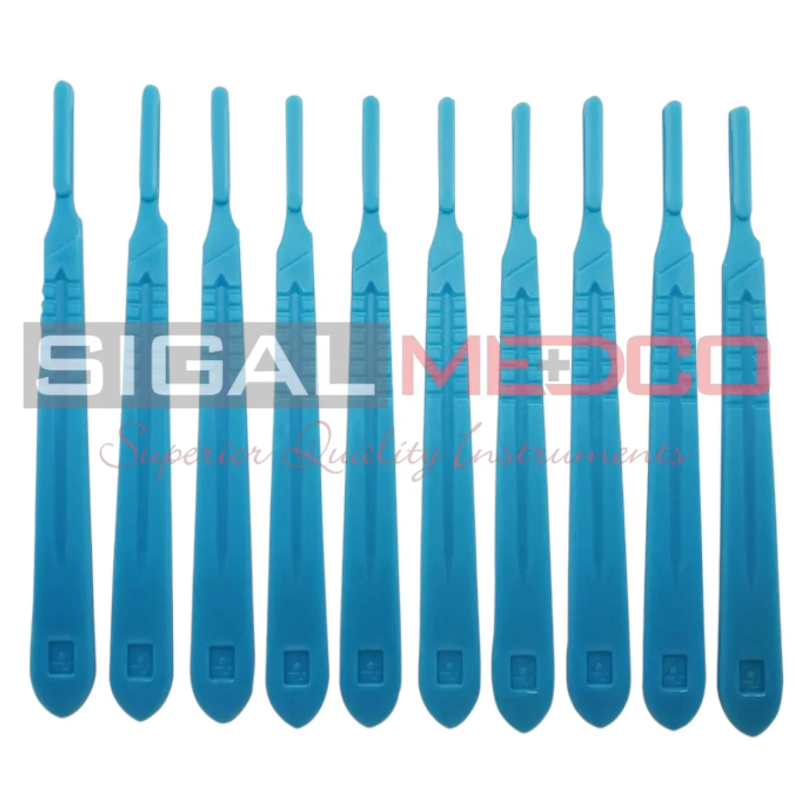 Disposable Manual Scalpel Handle No.4 Medical Grade Plastic Surgical Blades Fits #20-#25 Blades Single Use Sterile CE Certified - Image 2
